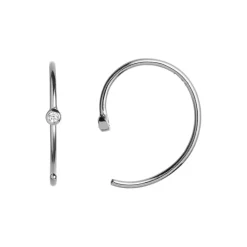 One Dot Open Creol Silver