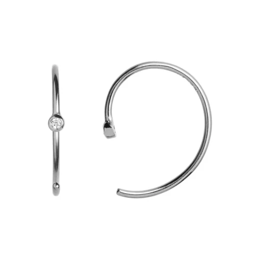 One Dot Open Creol Silver