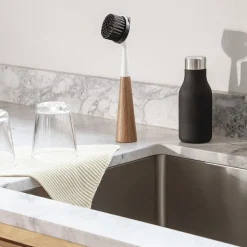 Opvaskebørste eg/nylon, white