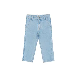 Organic Junior Jeans, lt. blue indigo washed