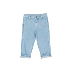 Organic Junior Jeans, lt. blue indigo washed