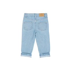 Organic Junior Jeans, lt. blue indigo washed