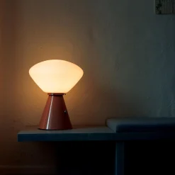 Ottilia Table Lamp, beige red/opal