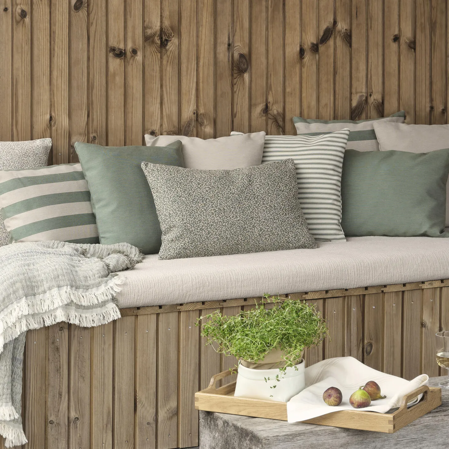 Outdoor Basic pude, green