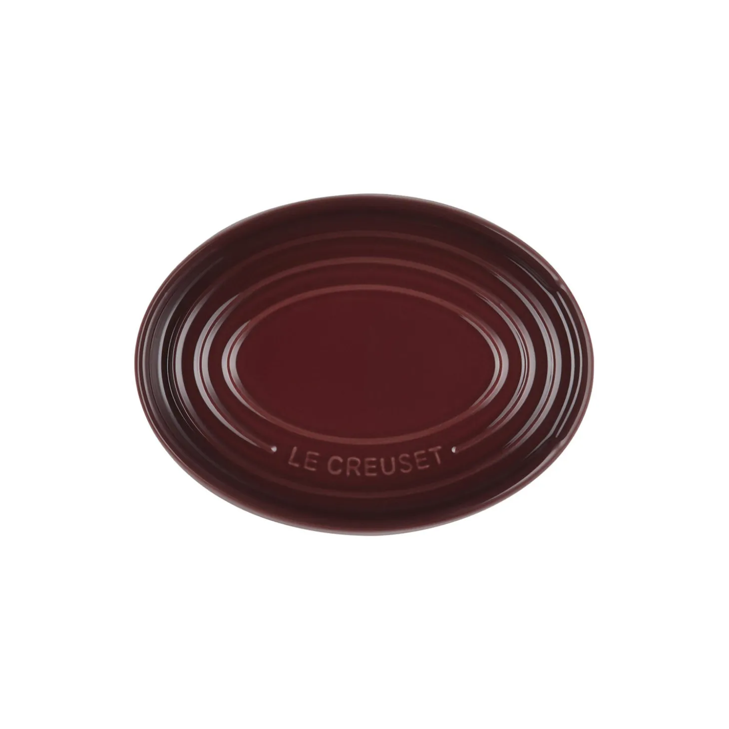 Oval grydeskeholder, garnet