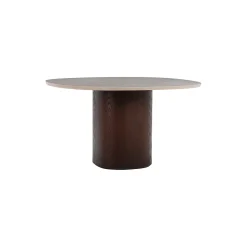 Ovata spisebord, Jura Grey limestone/dark brown oak