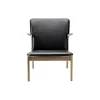 OW124 Beak Chair loungestol, olieret eg/sort
