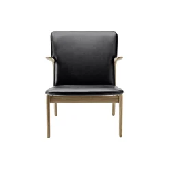 OW124 Beak Chair loungestol, olieret eg/sort
