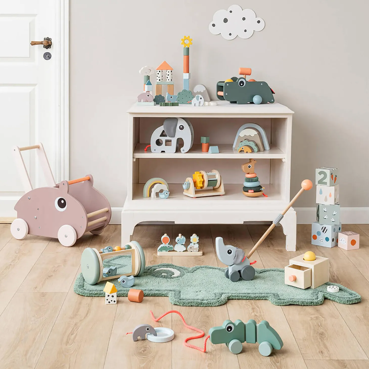 Ozzo gåvogn, powder