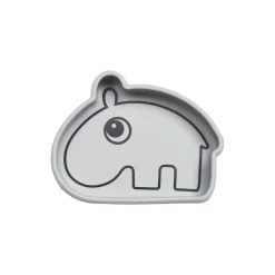 Ozzy Stick & Stay skål, grå