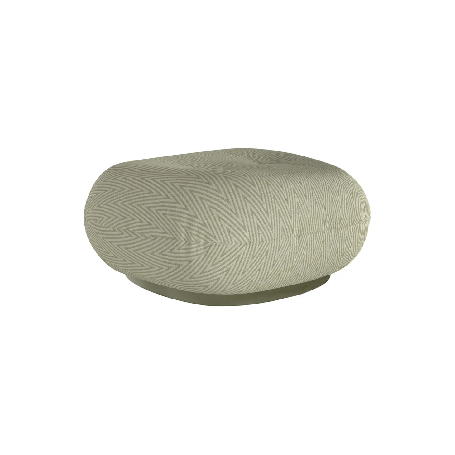 Pacha Outdoor Ottoman, Chevron 008