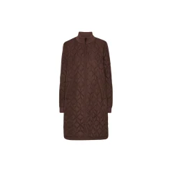 Padded Quilt Coat, ebony
