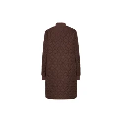 Padded Quilt Coat, ebony