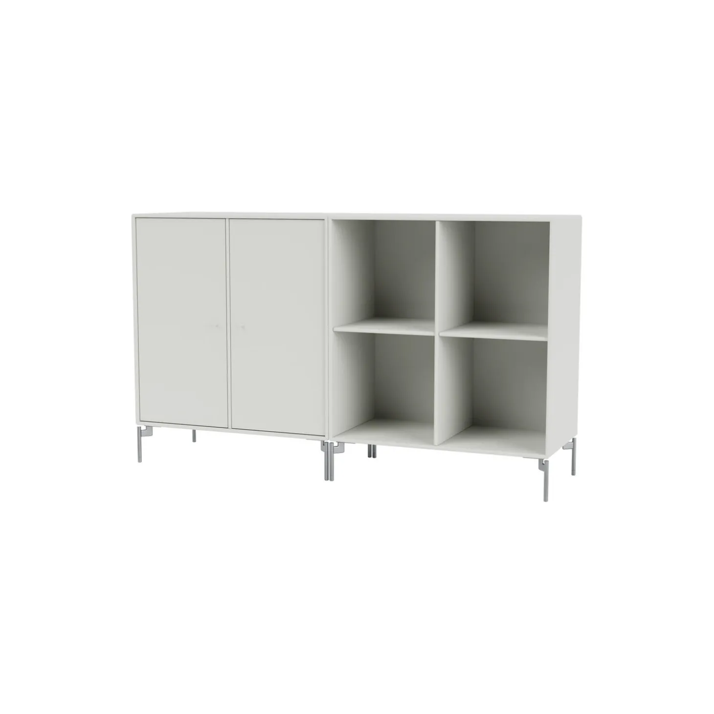 PAIR klassisk skænk med ben i krom, 09 nordic