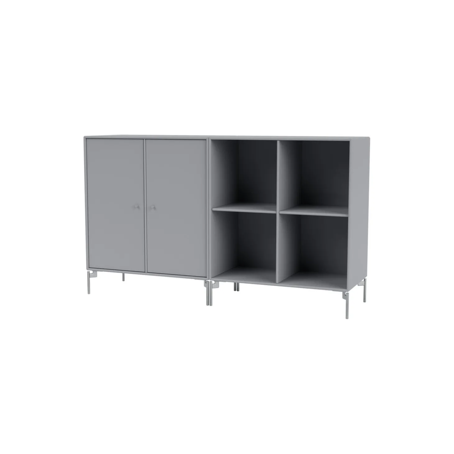 PAIR klassisk skænk med ben i krom, 100 graphic