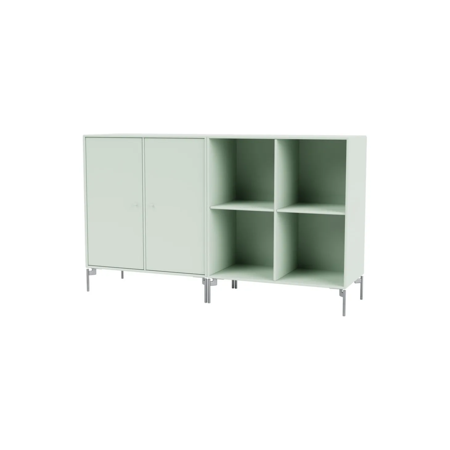 PAIR klassisk skænk med ben i krom, 161 mist