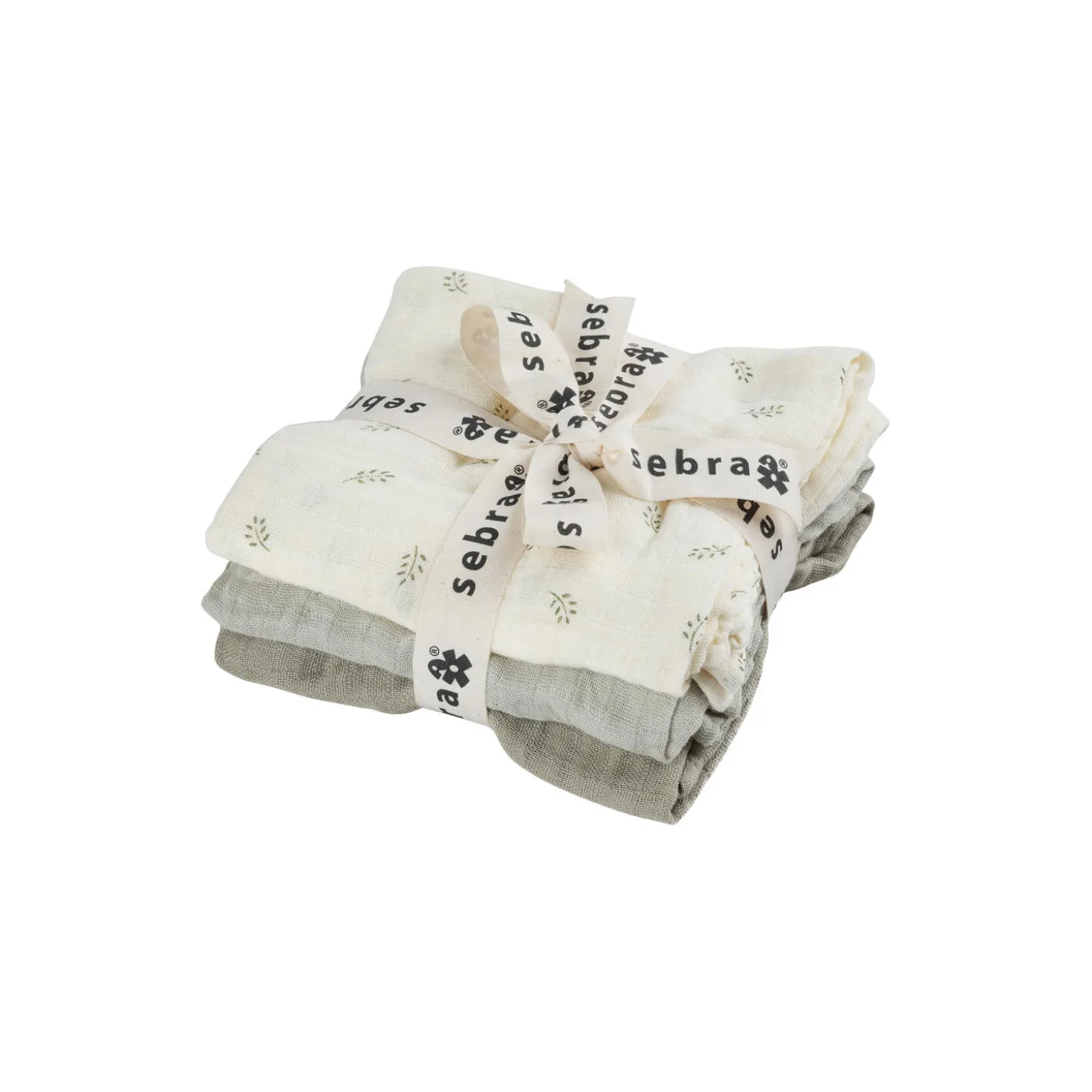 3-pak stofbleer, sophora leaves/mist green