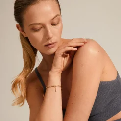 PAM Robe Chain Armbånd, gold plated