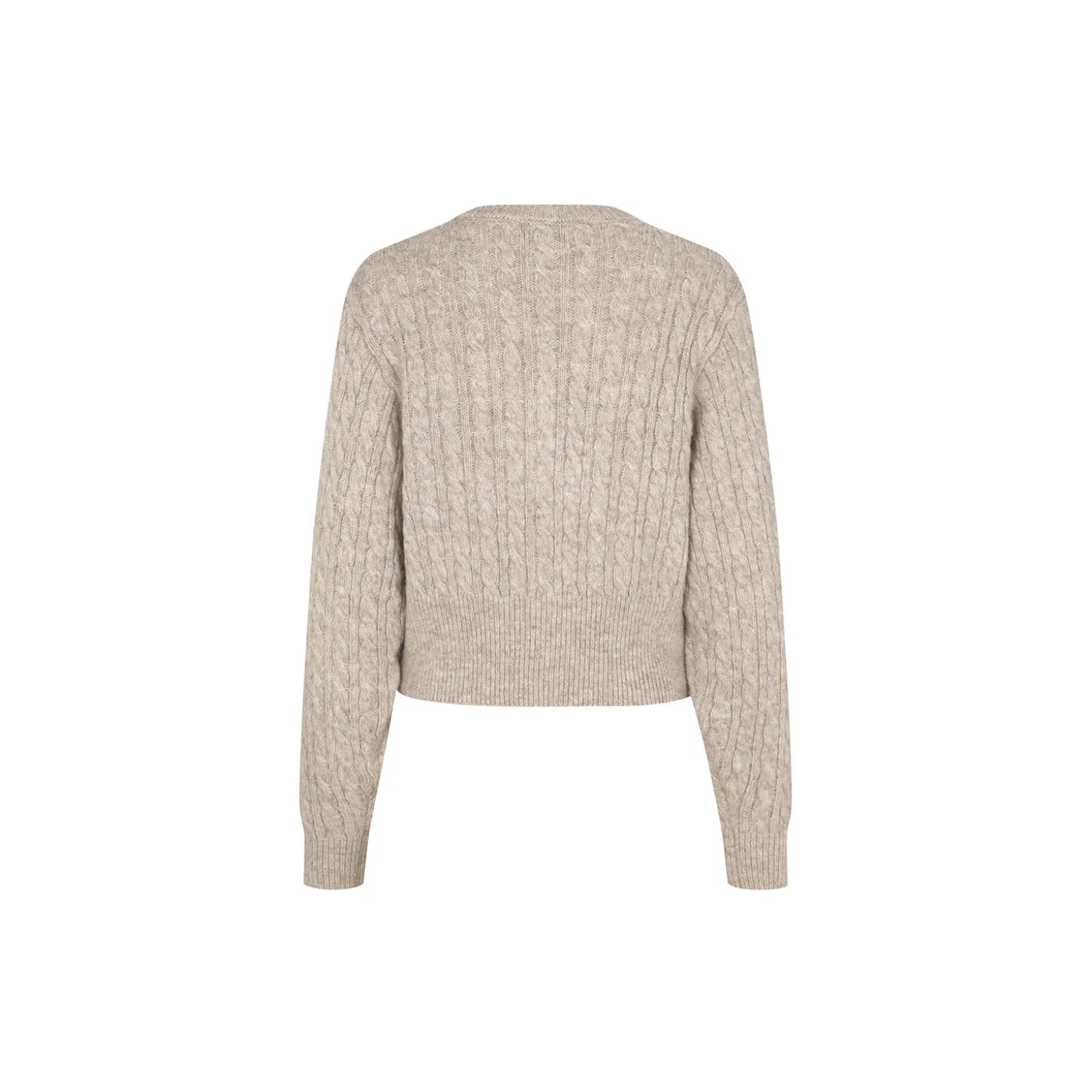 Pammiemd cardigan, beige speckle melange
