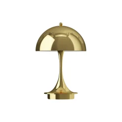 Panthella 160 Portable bordlampe, brass metallised