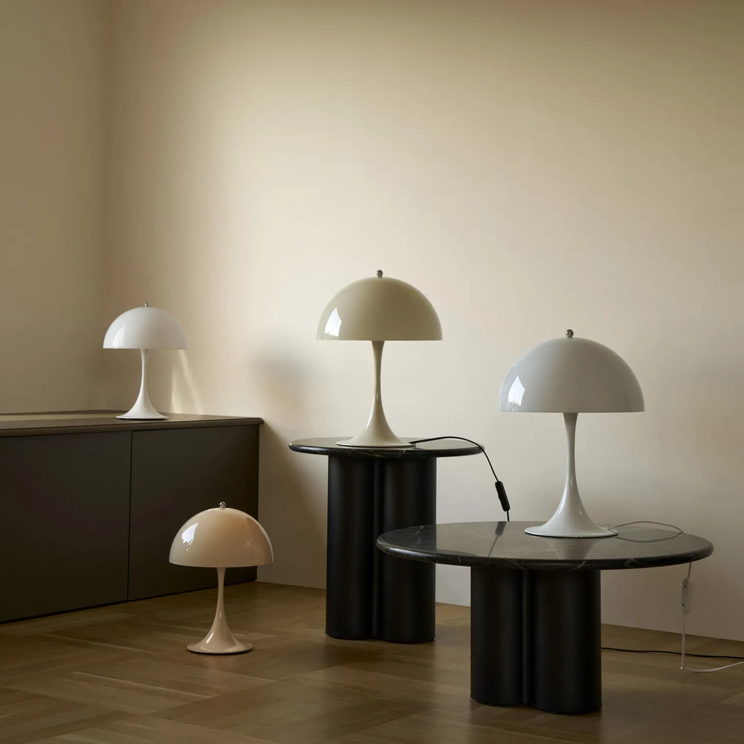 Panthella 250 Portable bordlampe, opal white