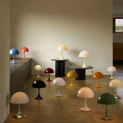 Panthella 250 Portable bordlampe, opaque burgundy