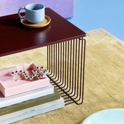 Panton Wire Extended topplade, 07 black red