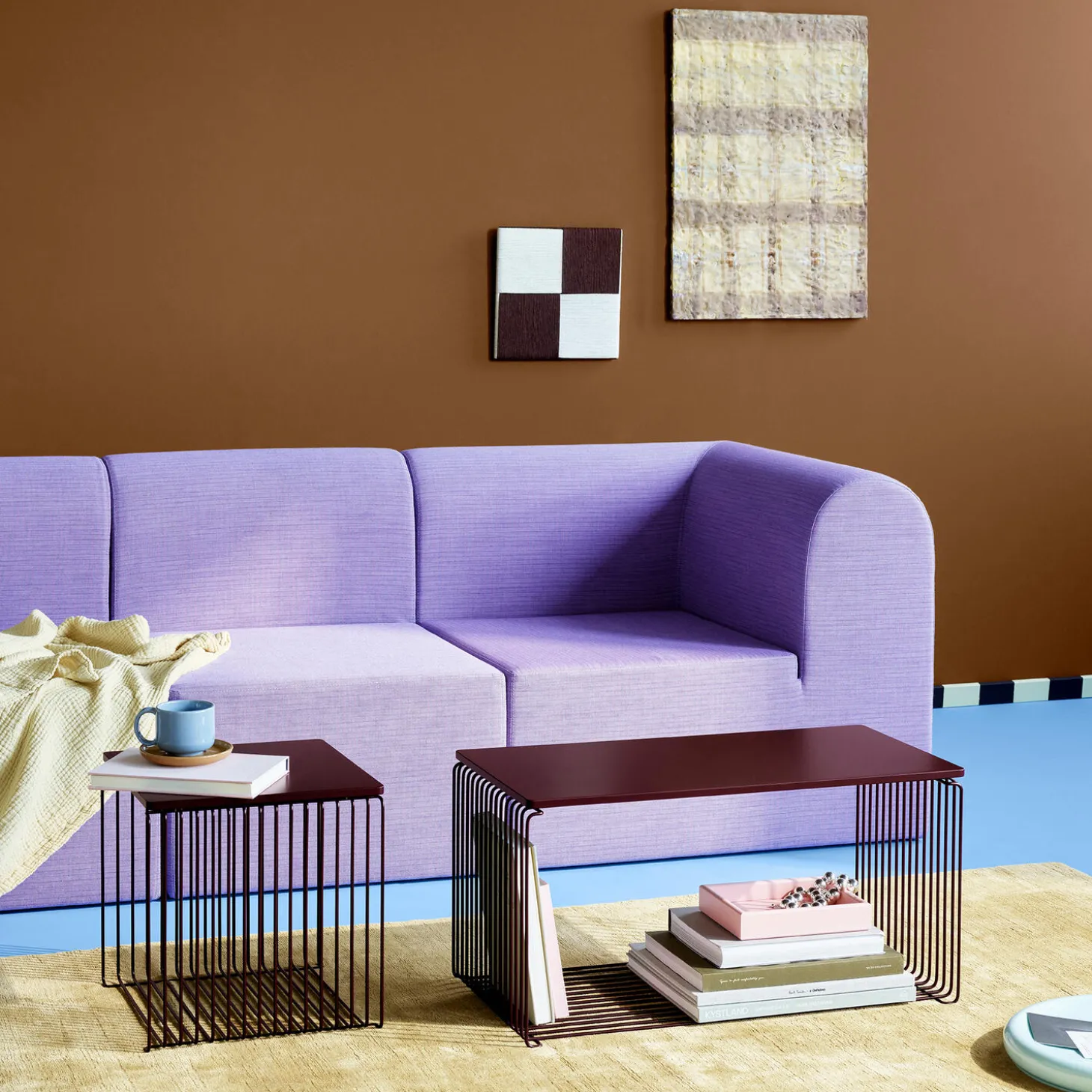 Panton Wire Single, 07 black red