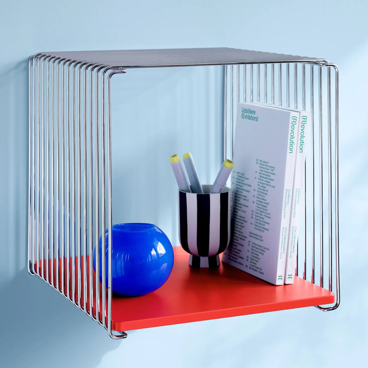 Panton Wire Single, 43 chrome