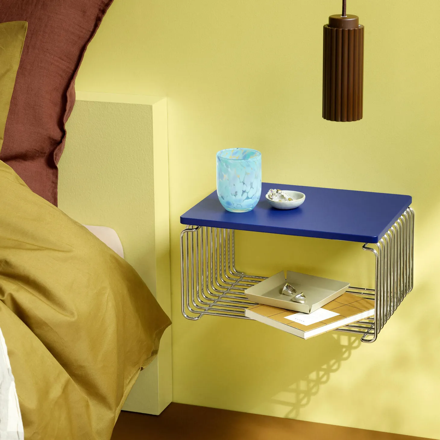 Panton Wire Single halv højde, 43 chrome