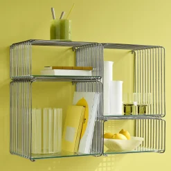 Panton Wire Single halv højde, 43 chrome