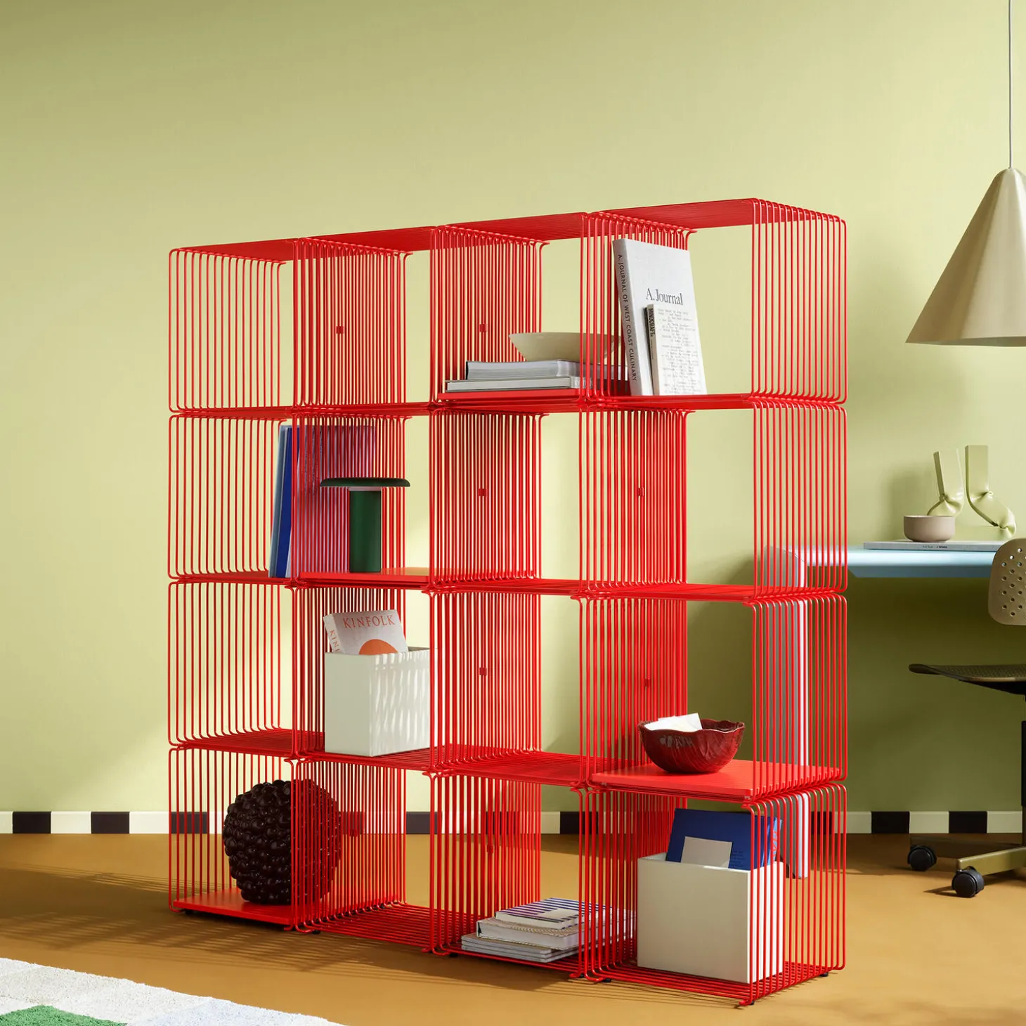 Panton Wire Single topplade, 145 rosehip