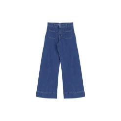 Pants, blu denim