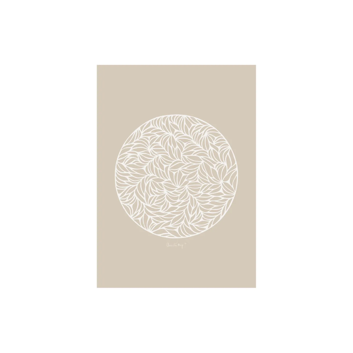 Papercut 05, beige