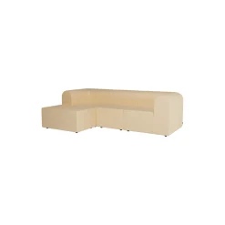 Paradigm 3-personers sofa med puf, Steelcut 240