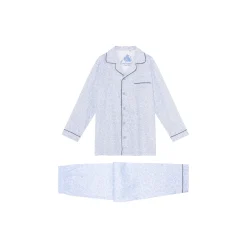 Paris pyjamas, hvid/blå