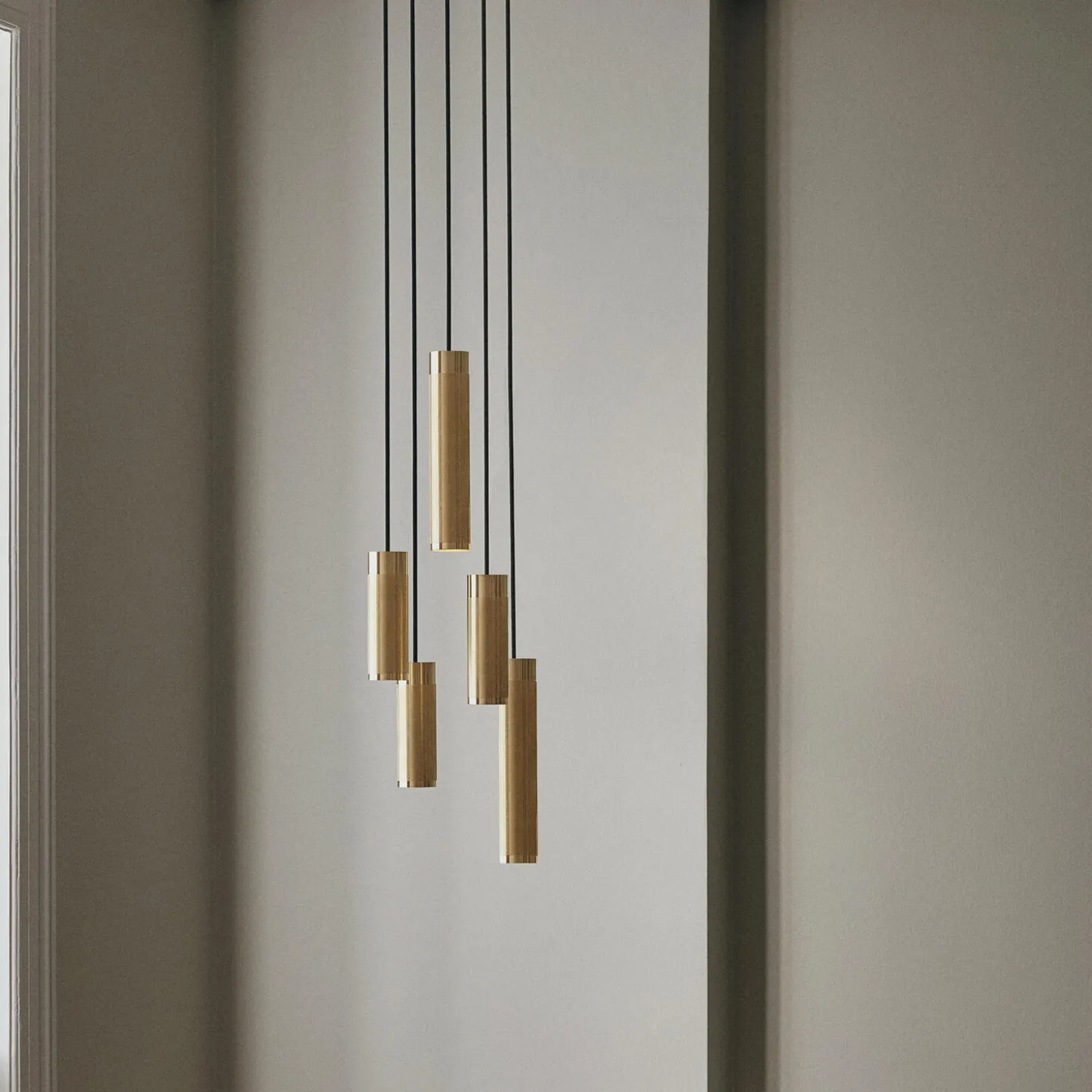 Patrone Cluster Ceiling Lamp Large, brass