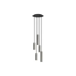 Patrone Cluster Ceiling Lamp Large, nickel-plated brass