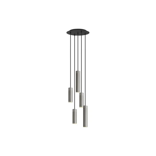 Patrone Cluster Ceiling Lamp Large, nickel-plated brass