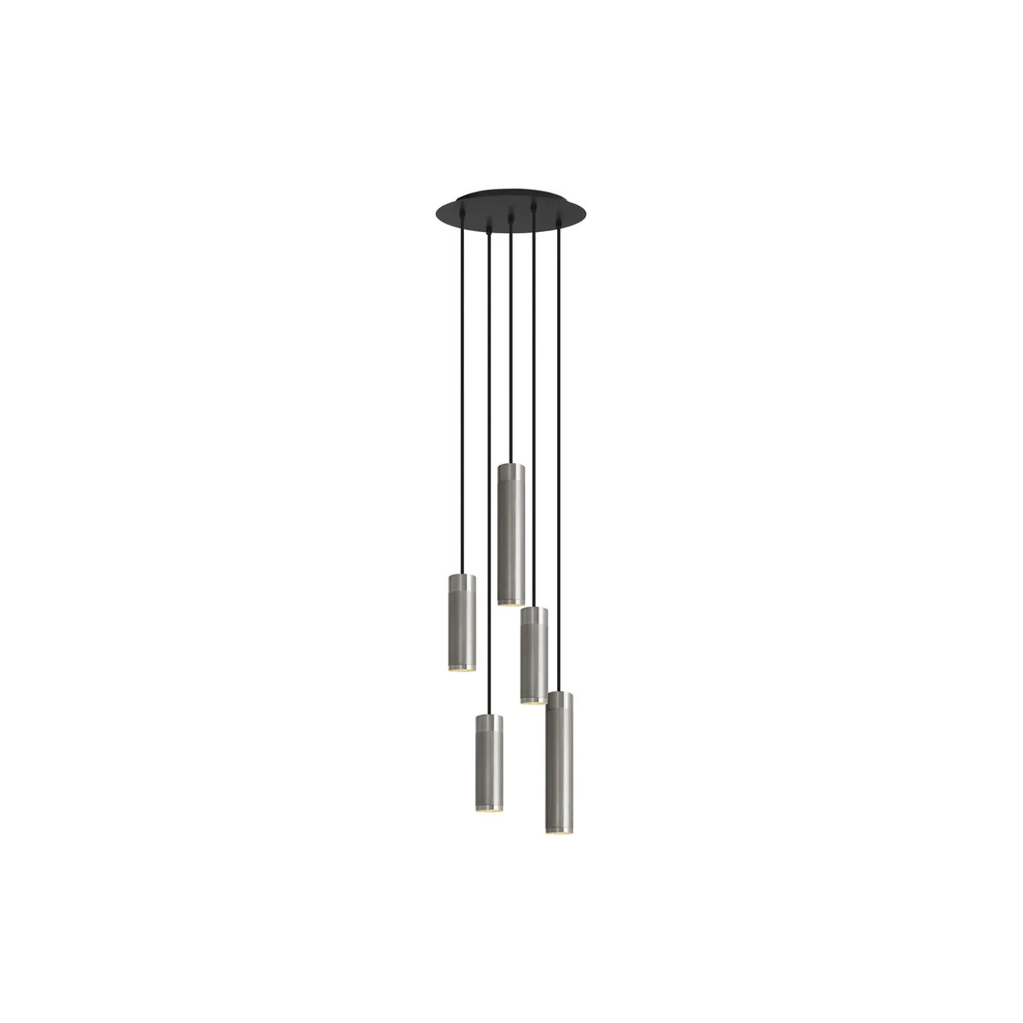 Patrone Cluster Ceiling Lamp Large, nickel-plated brass