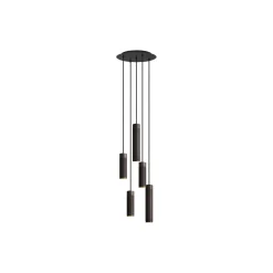 Patrone Cluster Ceiling Lamp Large, browned brass