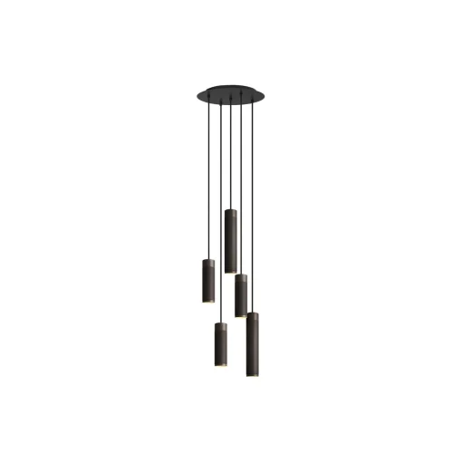 Patrone Cluster Ceiling Lamp Large, browned brass