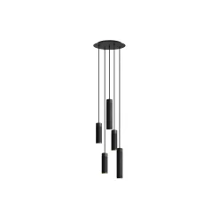 Patrone Cluster Ceiling Lamp Large, black-browned brass