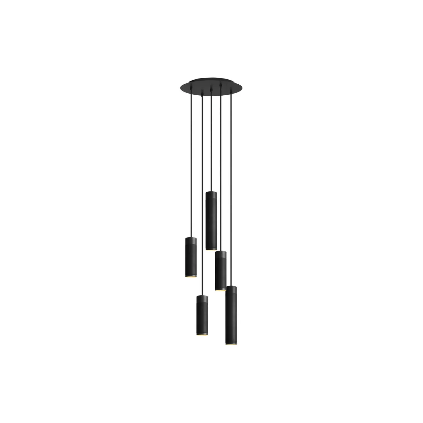 Patrone Cluster Ceiling Lamp Large, black-browned brass