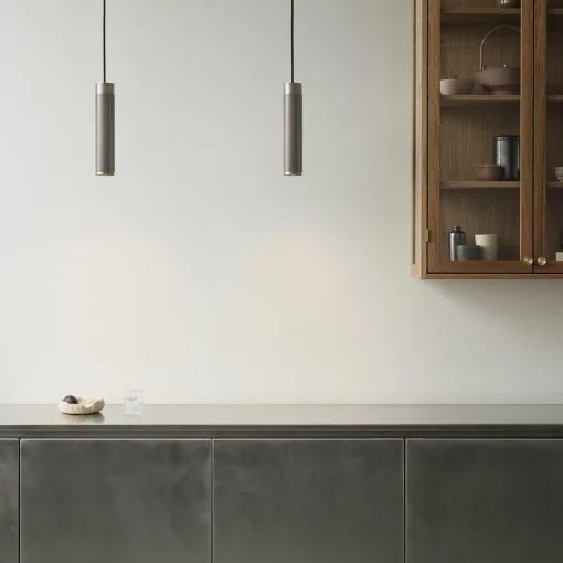 Patrone Pendant Lamp Large, nickel-plated brass