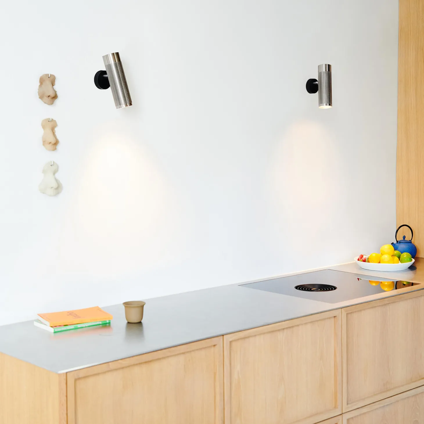Patrone Wall Lamp, nickel-plated brass