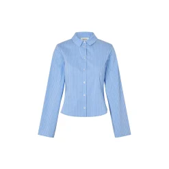 Pattimd shirt, blue white stripe