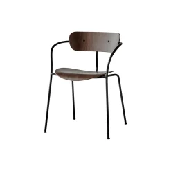 Pavilion AV2 stol, valnød/sort