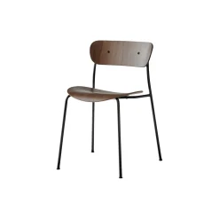 Pavilion AV1 stol, valnød/sort