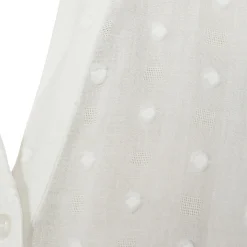 PD-Mabel Dobby Dot SL Shirt, white